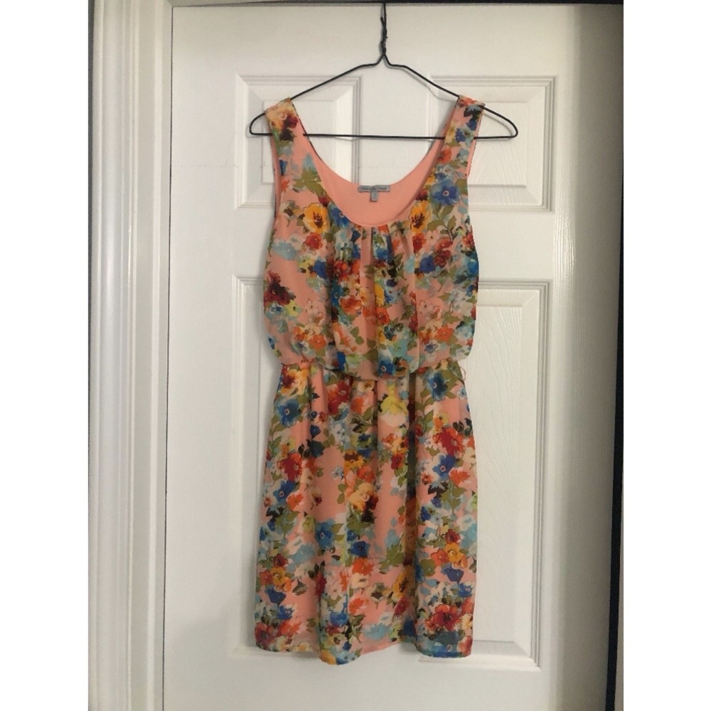 Floral print summer dress